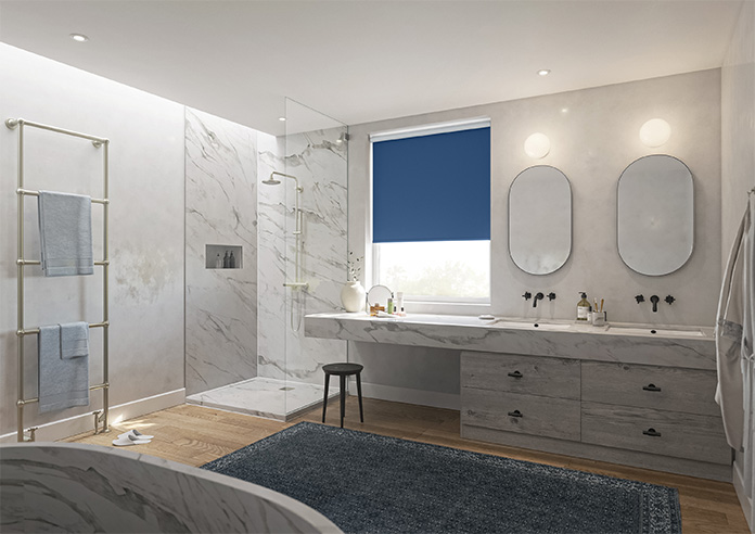 Rimini (Blackout), Blue - Roller Blind - Image 7